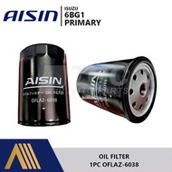 Aisin Oil Filter OFLAZ-6038 Isuzu 6BG1 - Primary C-509A 1pc