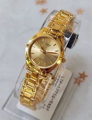 Win Watch shop นาฬิกา Casio รุ่น LTP-1275G-9ADF นาฬิกาข้อมือผู้หญิงสายแสตนเลส สีทอง สุดหรู -ของแท้ 1