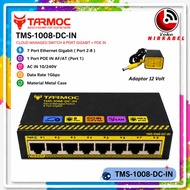 Tarmoc TMS-1008-DC-IN | Smart Switch Cloud Managed 8x Gigabit + POE IN AF/AT Metal Case Iron Casing