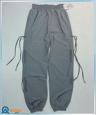 Quần Jogger Cột Dây Tập Gym Yoga Thể Thao cho nữ - Hai Túi - Xám