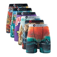 ETHIKA กางเกงในชายตาข่ายระบายอากาศได้ดีบ็อกเซอร์ชั้นในชาย6ชิ้นกางเกงบ็อกเซอร์ขาสั้นของผู้ชายขาสั้นแบ