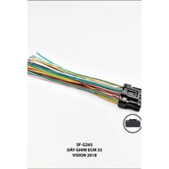 Ecu, ECM Pin Wire (IC Jack) Old Vision Car 33 Pins