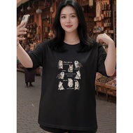 2Y753 [AIYOU] M-5XL Tshirt Woman T Shirt Baju Perempuan Style   Plus Size Seluar Plus Size Korean St