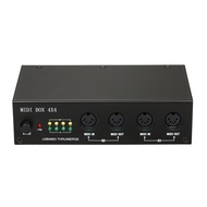 UM4x4 USB MIDI Interface 4 in /4 Out 64 MIDI Channels 4i/4o + Merge 2i4o MIDI Box