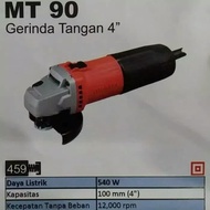 MAKTEC MT 90/mesin gerinda Tangan maktec mt 90 4"inch