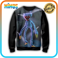 Poppy Playtime Huggy Wuggy 3D Game Kids Sweater Poppy Playtime 3D Game Kids Jacket Poppy Playtime 3D