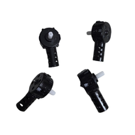 PETIYOUZA 4pcs โดรน RC ใบพัดใบพัดใบมีด พลาสติกทำจากพลาสติก สากลสากลสากล ตัวกันกระแทกใบพัด  ชิ้นส่วนค