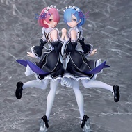 Re: Zero Starting Life in Another World Rem &amp; Ram Twins Ver. PVC Action Figure Japanese Anime Figure Model Toys Collection Doll