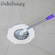 Spinning Magic Spin Mop Microfiber Rotating Heads Mop Floor (White)