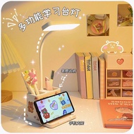 ((Ready Stock) Dormitory Table Lamp College Students Students Study Dedicated Girl Desk Small Bedroom Bedside Plug-In Type Children Eye Protection La