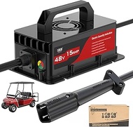 10L0L 15 Amp 48 Volt Golf Cart Battery Charger for Yamaha G29 Drive (2007-2016) & Drive 2 (2017-Up) 