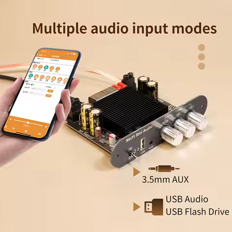 DC 12-42V/5A XY-T4001P Mono 400W BT Amplifier Board Module High and Low Bass TWS True Wireless Pairi