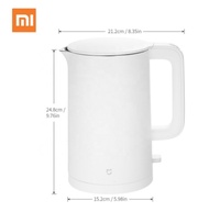 🍑🍑ของแท้!!💯Xiaomi Mijia Mi 1A Electric Kettle 1.5L กาน้ำร้อน กาต้มน้ำไฟฟ้า กาต้มน้ำไฟฟ้าสแตนเลส สีขาว🔥🛒