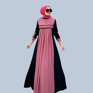 Gamis Terbaru / Baju Gamis Wanita 2024 / Dress Muslim 027 Kombinasi