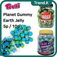 Trolli / Planet Gummy / Earth Jelly / 5pcs / 10pcs / Watermelon syrup jelly / Shipping from Korea