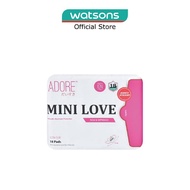 ADORE Mini Love Ultra Breathable Negative Ion Plus Sanitary Pad 19cm (For Daily Use) 18s