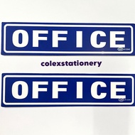 Sticker Label/Sticker Label Material Acrylic Office Blue Color Size 5cm x 20cm Small (1Pcs)