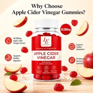 【Lifessence】 Apple Cider Vinegar Gummies Natural Slimming Apple Cider Gummies Weight Loss Cider Vine