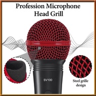 [chasoedivine.] Wireless Microphone Grille Microphone Accessories Metal Microphone Grille Head for  