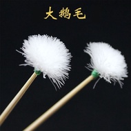 Goose Feather Stick Ear Picking Tool Bamboo Handle Goose Feather Stick Wooden Stick Ear Picking Chic