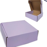 kardus kotak kado box kemasan hampers packaging uk 22x22x8 cm - Lilac