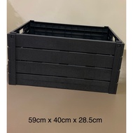 plastic durable folding crate
