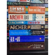 Jeffrey Archer Books - Thriller, Historical fiction, Political