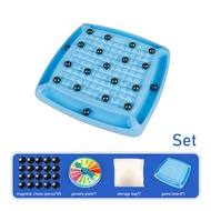 1 Set Papan Permainan Magnet Bola Catur Interaktif Mainan Anak Keluarga Seru