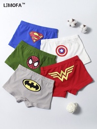 （A NEW） LJMOFA 3 12T 5Pcs Boy Autu FashionSquare Panties B112