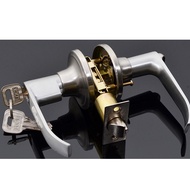#219/LEVER DOOR SET ENTRANCE Lever Wave Handle Door Knob Set (3 KEYS INCLUDED)