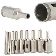 10pcs/set 3-20mm Diamond Coated Hole Drill Bit Saw Cutter Ceramic Glass Marble