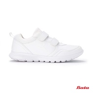 BATA Junior White Power Velcro School Shoes 501X377