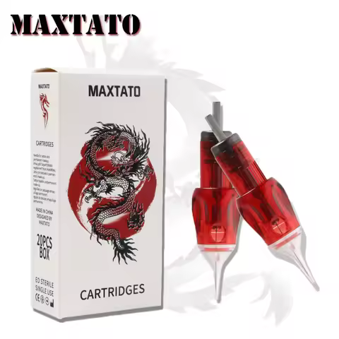 20PCS MAXTATO Pro Cartridge Tattoo Needles 1201RL 0801RL 3RL 7RM 7M1 Premium Revolution Tattoo Cartr