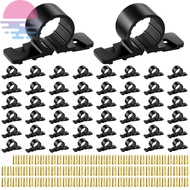 50 Pcs 3/4 Inch Pipe Clamps Plastic Pipe Support Suspension Clamp with Screws for CPVC Tube SHOPCYC7