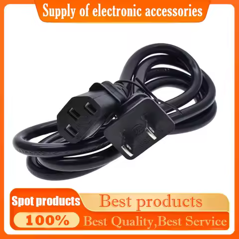 Universal 2Prong Male Plug To IEC320 C13 Female Adapter AC Power Cord For PS4 Pro EU/US Standard Pow