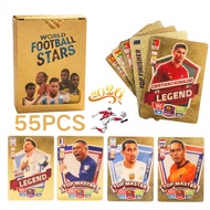 55pcs Bola Sepak Football Card Soccer Player Fan Game Collection kad Boy Toy kids Birthday Gifts