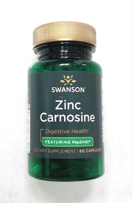 胃潰瘍 胃炎 腸炎 靠佢！！全新 Swanson 肌肽鋅 60粒 好過食胃藥！！

自然療法 修復胃潰瘍（消化性潰瘍） 抑制幽門螺桿菌感染 增強胃腸黏膜屏障 抗氧化和抗炎 胃病良藥 自然療法