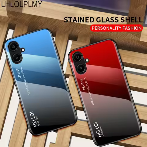 Gradient Tempered Glass Case For Samsung Galaxy M15 M35 M55 M34 A16 5G A06 A26 A36 A56 A07 A17 S25 F