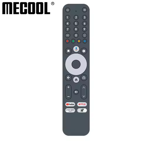 MECOOL G20 Remote Control Voice Search Numbers Youtube Bluetooth 5.0 For KM2 PLUS DELUXE TV BOX Blac