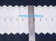 RENDA KATUN LEBAR 12CM HARGA PER METER