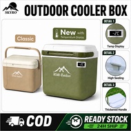 Cooler Box Ice Box Kotak Sejuk 30L Camping Portable Outdoor Storage Peti Kotak Picnic Fishing