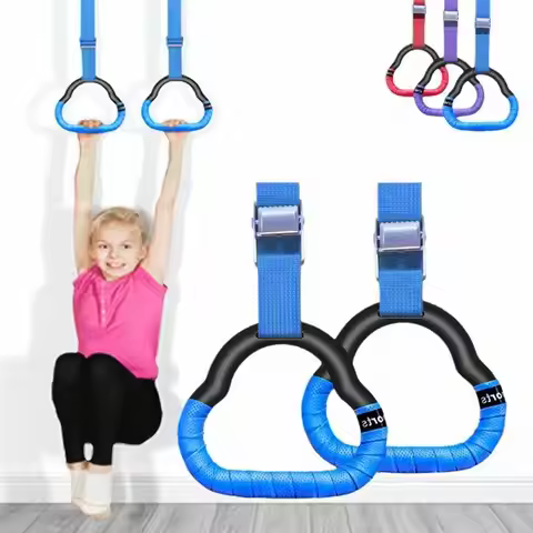 Gymnastics Rings Fitness Home Children's Horizontal Bar Indoor Adult Pull Up Wristband Stretching Tr