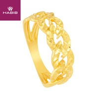 HABIB Aranka Gold Ring, 916 Gold