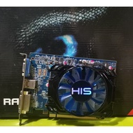 การ์ดจอ HIS รุ่น AMD Radeon R7 240 2GB DDR5 ไม่ต่อไฟเลี้ยง (no box) มือสอง ไม่มีกล่อง