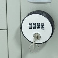 SATELLITE Hardware Drawer Door Weatherproof Drawer Lock Combination Cabinet Cam Lock with Key 4 Digital Round Padlock