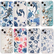 Ocean Elements Whale Starfish Case Cover For Xiaomi Mi 15T Pro 11 Lite POCO F7 X7 X6 X5 F5 M4 X4 Pro