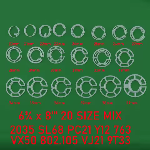 20mm-39mm 20PCS 6¾ x 8''' Plastic stent for 2035 movement 2035 holder sl68 pc21 763 watch Movement S