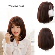 Wig Asli Untuk Wanita Rambut Manusia Rambut Asli Wig Lurus Pendek