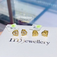 EMAS 375 SUBANG LOVE 375GOLD EARRINGS S128