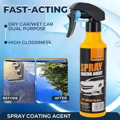 New Car Ceramic Coating Spray 300ml Ceramic Detailer Hydrophobic Glass Agent Spray For Vehicles Crys
